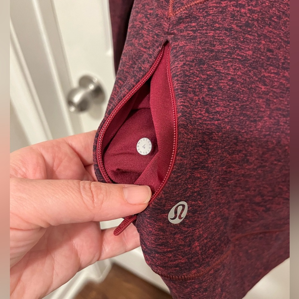 Lululemon Cypress Kiss Long Sleeve Heathered
Star Ruby/Black 4 - Picture 8 of 8